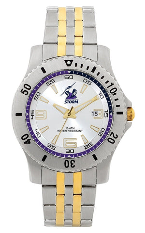 NRL Legends Watch - Melbourne Storm - Stainless Steel Band - Box incl.