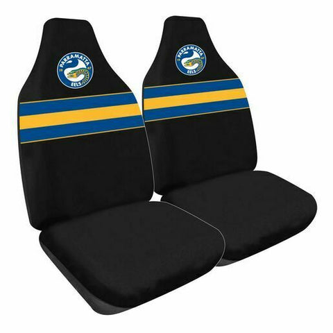 NRL Front Car Seat Covers - Parramatta Eels - Set Of 2 - One Size Fits All