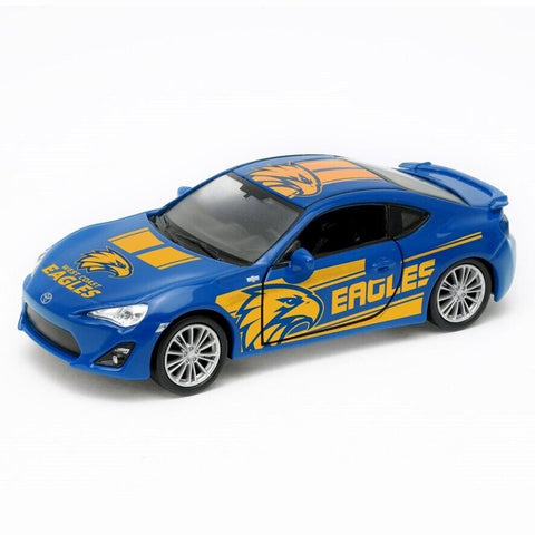 AFL Toyota Model Car - West Coast Eagles - Toy Car Collectible -  In Gift Box