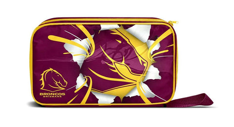 NRL Lunch Cooler Bag Box - Brisbane Broncos -  300mm x 175mm x 65mm