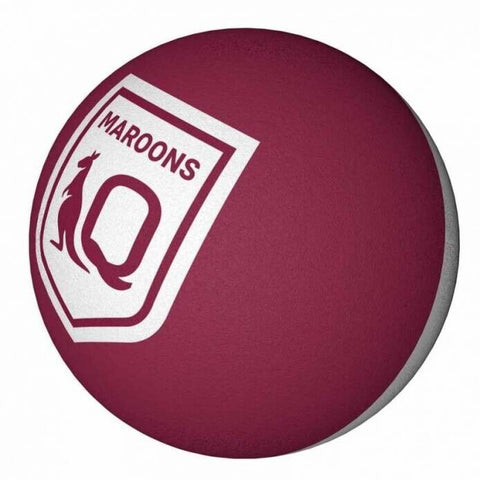 NRL Queensland Maroons - Rubber High Bounce Hand Ball - Set Of TWO - 6cm