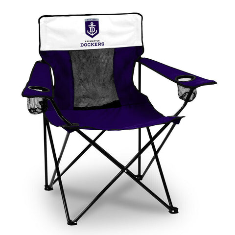 AFL Outdoor Camping Chair - Fremantle Dockers - Includes Carry Bag