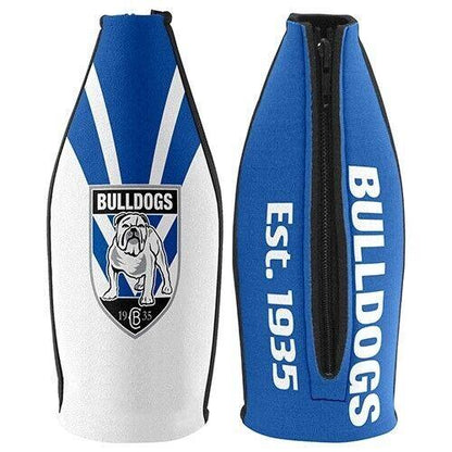 NRL Tallie Stubby Cooler - Canterbury Bulldogs - Tally - Drink Cooler - Zipper