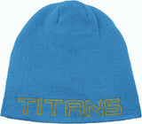 NRL Switch Reversible Beanie - Gold Coast Titans - Winter Hat - Adult