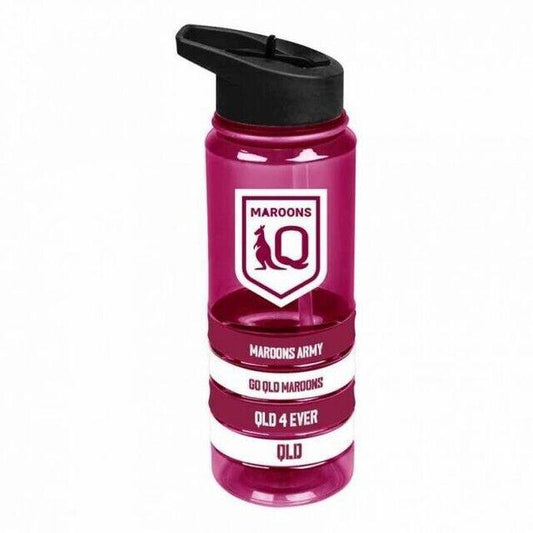 NRL Tritan Drink Water Bottle 650ml - Queensland Maroons - QLD