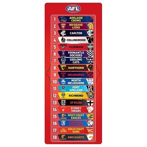 AFL Magnetic Ladder - Ball Design - Leaderboard - Aussie Rules