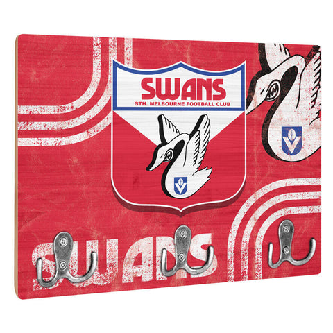 AFL Heritage Key Rack - Sydney Swans - Gift - Retro