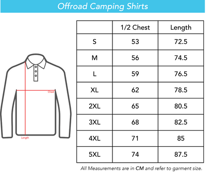 NRL 2021 Trax Off Road Camping Polo Tee Shirt - South Sydney Rabbitohs - Adult