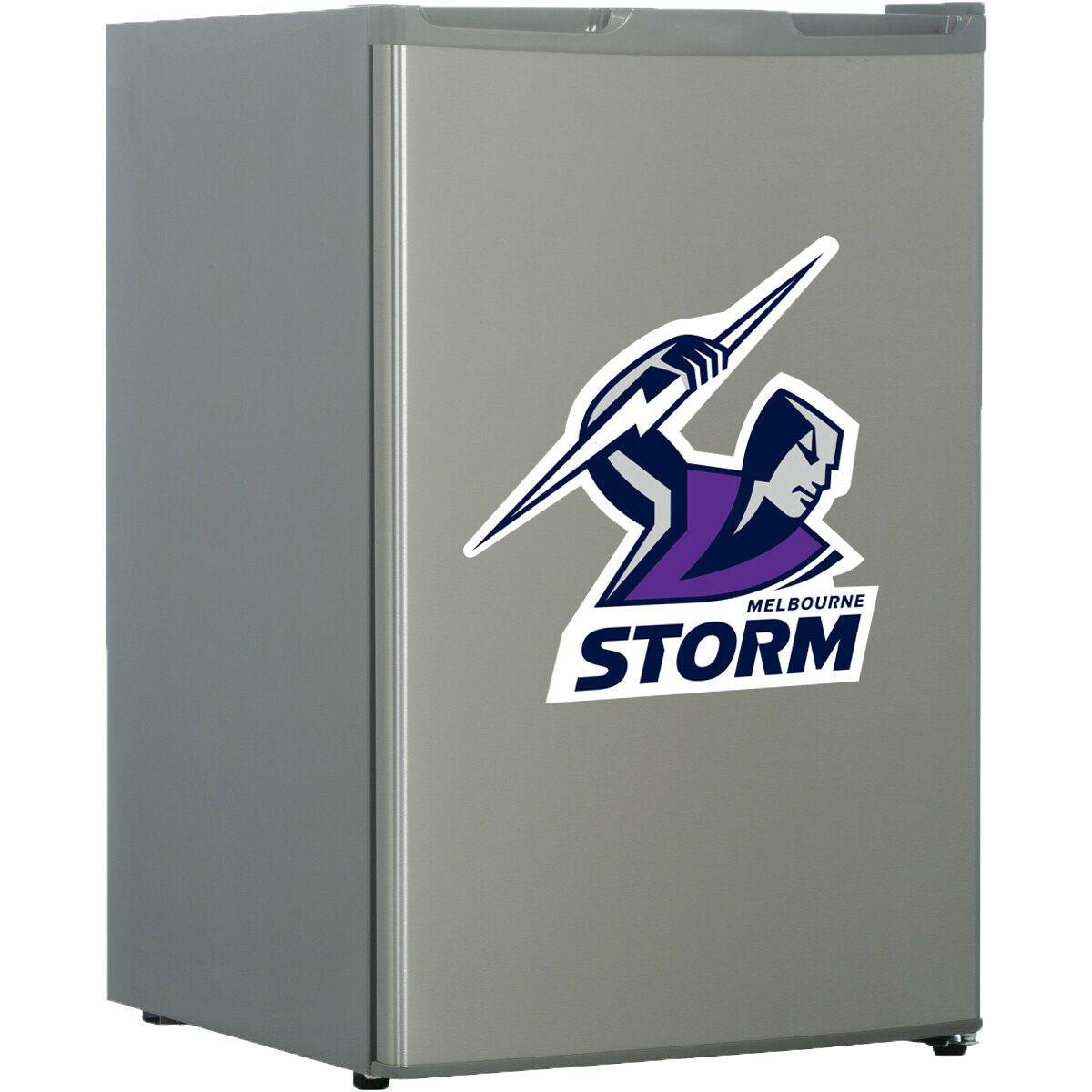 NRL Fridge Decal - Melbourne Storm -Team Logo Sticker - 434x368mm