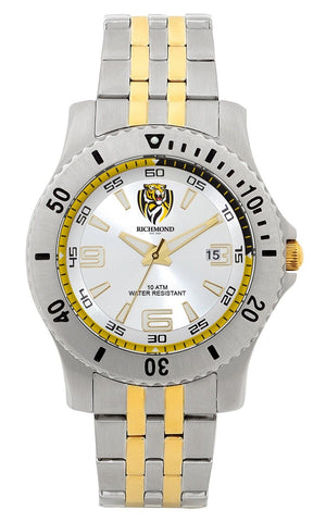AFL Legends Watch - Richmond Tigers - Stainless Steel Band - Box incl.