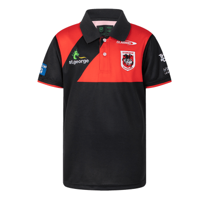 NRL 2023 Player Polo Shirt - St George Illawarra Dragons - YOUTH - CLASSIC