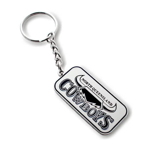 NRL Heritage Metal Key Ring  - North Queensland Cowboys - Logo Keyring
