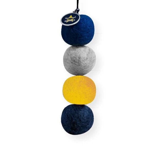 NRL Smelly Balls Set - North Queensland Cowboys - Re-useable Car Air Freshener