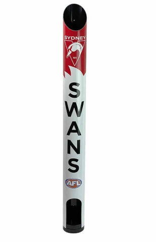 AFL Stubby Cooler Dispenser - Sydney Swans - Fits 8 Cooler Wall Mount