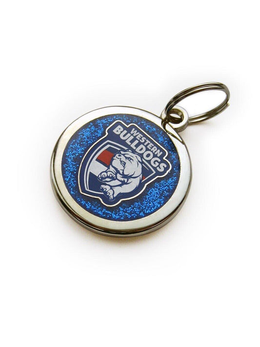 AFL Pet ID Tag - Western Bulldogs - Engravable - 25mm diameter