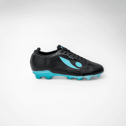 CONCAVE Halo v2 FG Football Boot - Black/Cyan - Youth - Kids