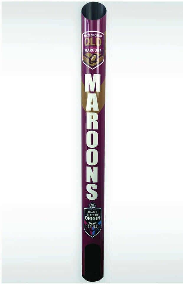 NRL Stubby Cooler Dispenser - QLD Maroons - Fits 8 Cooler Wall Mount